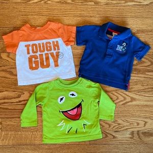 Lot of 3 Boy’s Shirts, 6M
